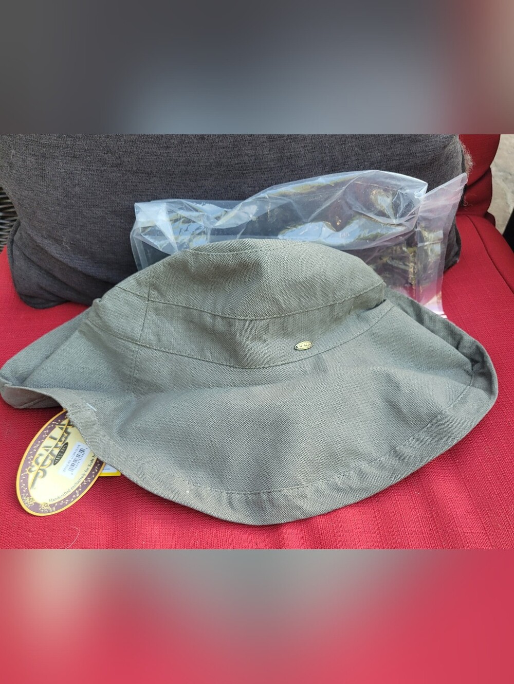 Scala Giana LC399 Cotton Sunhat SPF 50 With drawstring